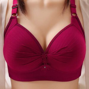Vente en gros de soutiens-gorge sans couture pour femmes, sous-vêtements intimes doux, bralette de lingerie sans fil avec soutien-gorge rembourré de grande taille pour femmes